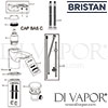 Bristan Capri Basin Mixer Pop-Up Waste 4 Litres Limit Spares